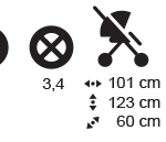 Adamex Chantal  Πολυκαρότσι 3 In1  C201