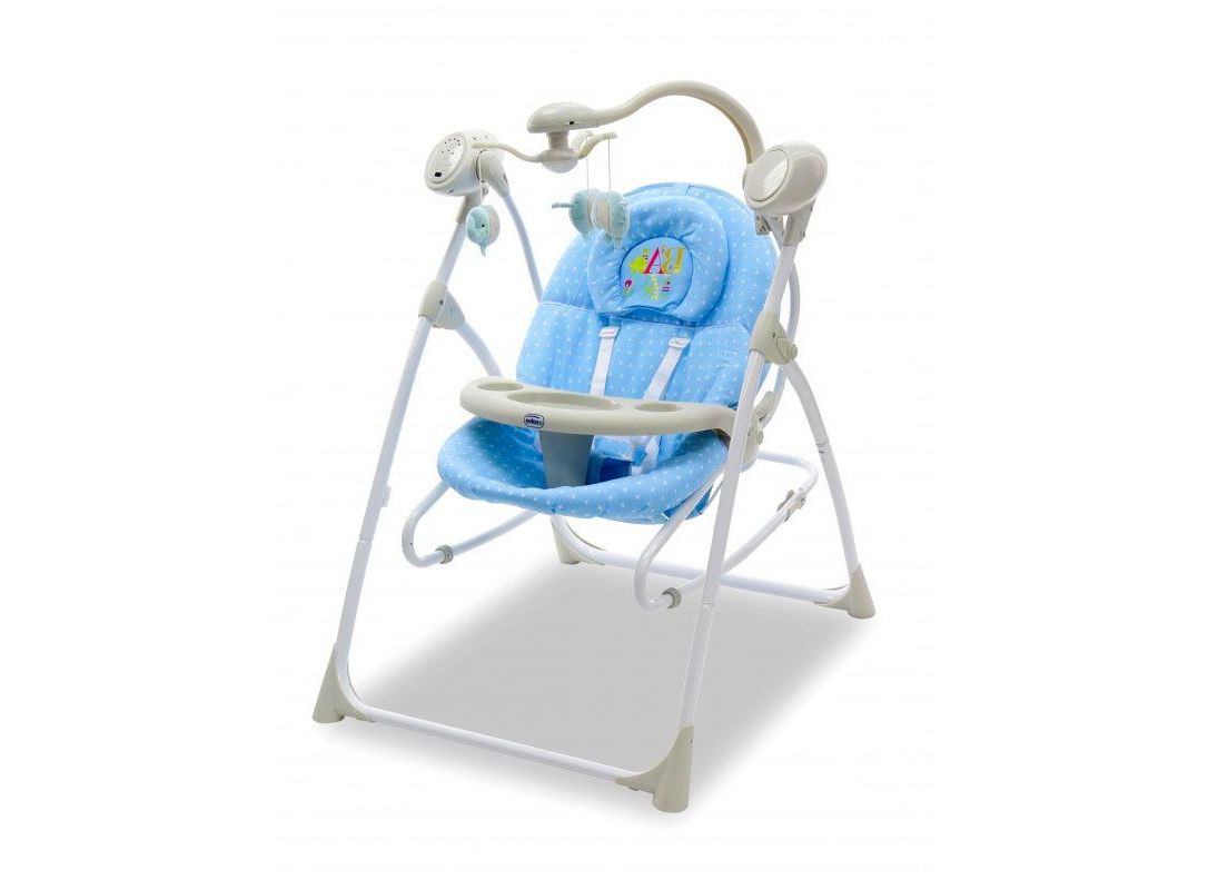 Asalvo Baby Swing Ηλεκτρικό ρηλάξ 3 σε 1 Blue