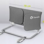 Lionelo Lora Προστατευτικό Κρεβατιού Travel 45X105cm Gray