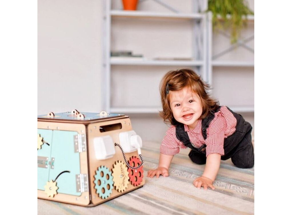 Elis Design Lock Box Montessori Κύβος Δραστηριοτήτων