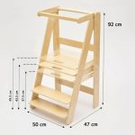 Elis Design Moon Montessori Πτυσσόμενος Πύργος Εκμάθησης 92cm