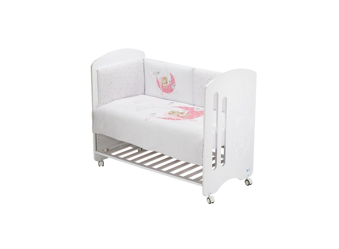 Interbaby Bear Sleeping Προίκα Σετ 3 Τμχ  Pink 92201-02