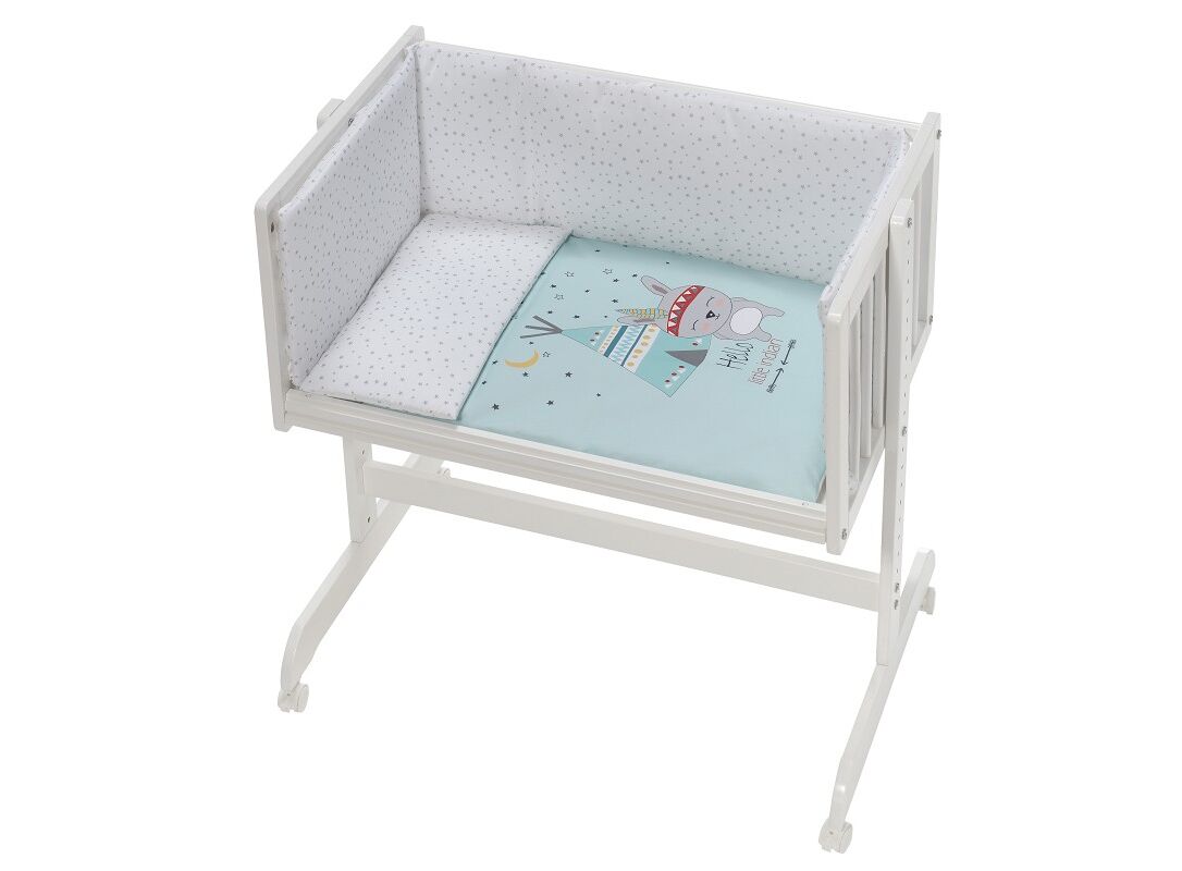 Interbaby Tipi Oso Λίκνο Συγκοίμησης White/Green