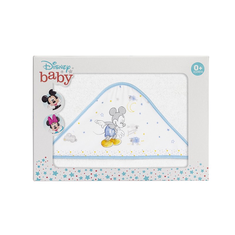 Interbaby Mickey Μπουρνούζι Κάπα White/Blue