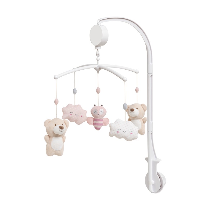 Interbaby Bear Μουσικό Carrousel Pink