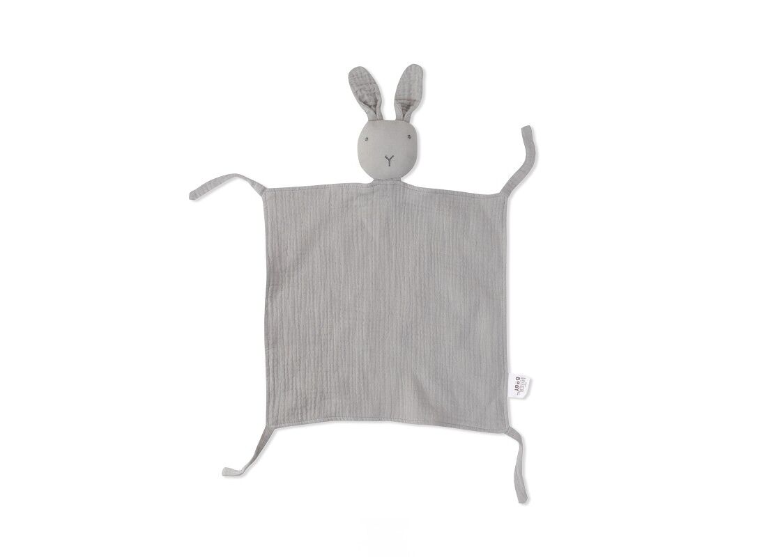 Interbaby Dou-Dou Bunny Πανάκι Παρηγοριάς Μουσελίνα Grey