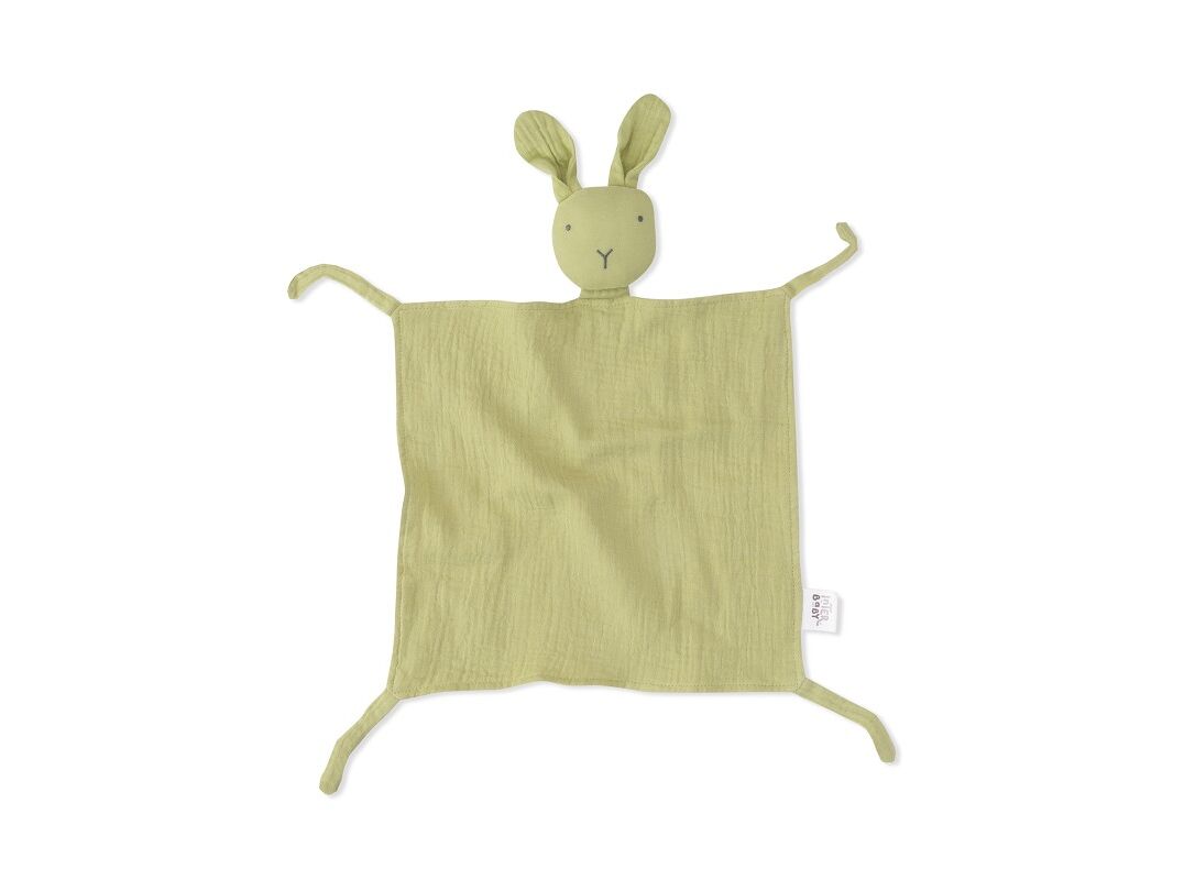 Interbaby Dou-Dou Bunny Πανάκι Παρηγοριάς Μουσελίνα Olive Green