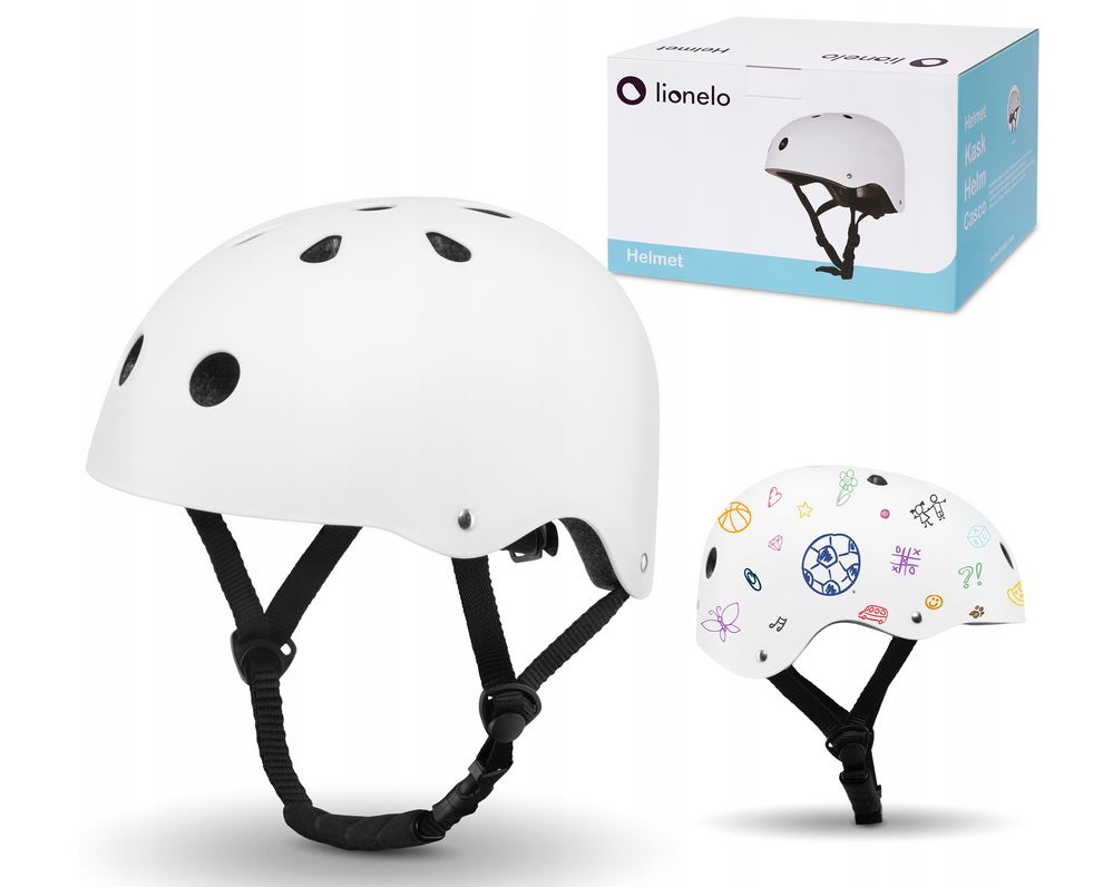 Lionelo "Helmet" Παιδικό Κράνος Ποδηλασίας 50-56cm White